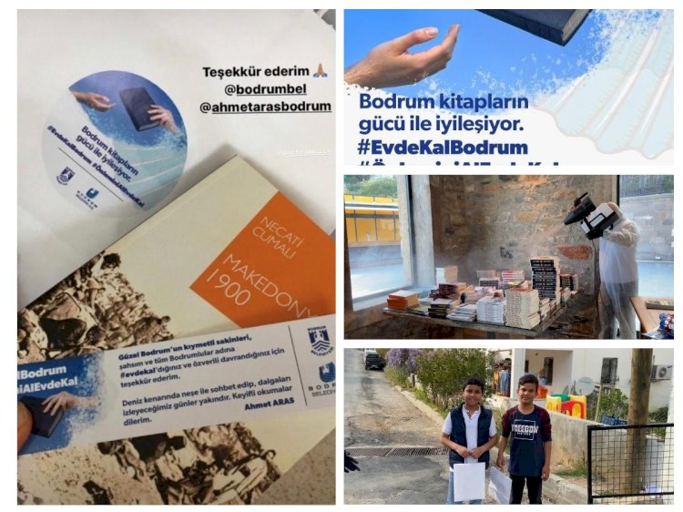 Bodrum Belediyesi’nden “Evinde Kal Kitabını Al”Kampanyası