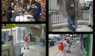 Bankalardan Noterlere Birçok Noktada Dezenfekte Çalışmaları Sürüyor