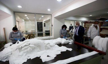 Büyükşehir 5 Günde 12 Bin Maske Üretti