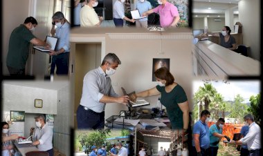 Oktay’dan Personele Çikolata İkramı