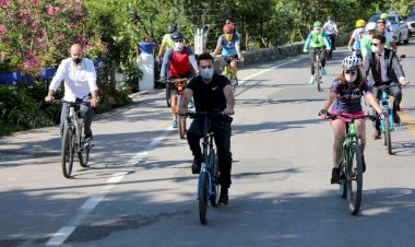 Mesaiye Pedal Çevirerek Gittiler