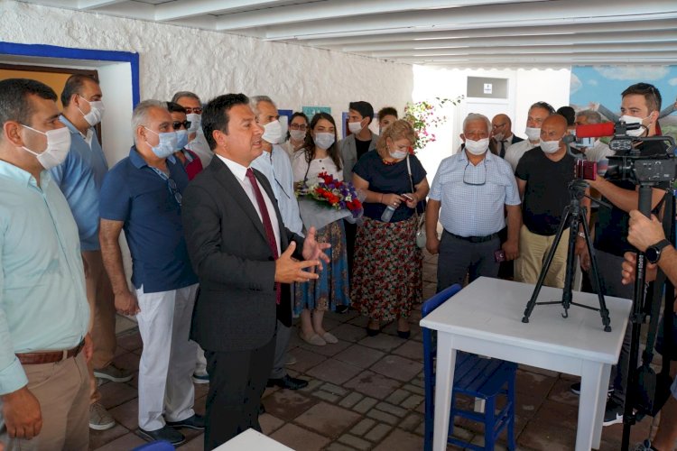 Bodrum Tarko Açıldı, İlk Alışverişi Belediye Başkanı Yaptı