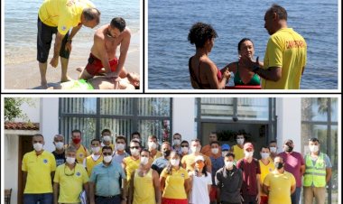 Bodrum Halk Plajlarında Cankurtaranlar Göreve Hazır