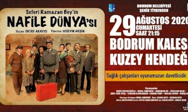 Bodrum Belediyesi Şehir Tiyatrosu Bu Kez Sağlık Çalışanları İçin Sahnede