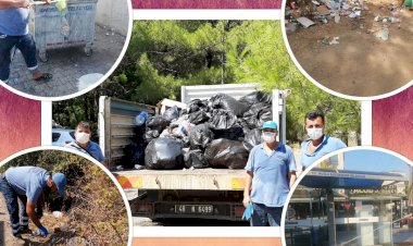 Arkalarında 1885 Ton Çöp Bırakıp Gittiler