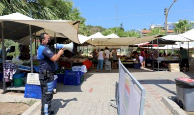 Zabıta Kapı Kapı Gezip Önlemleri Anlatıyor
