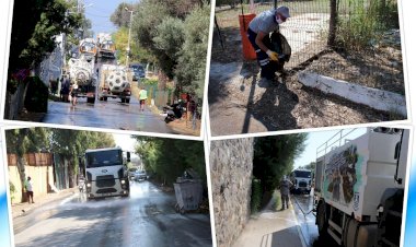 Belediye Ekipleri Geniş Çaplı Temizliğe Yalıkavak'ta Devam Etti