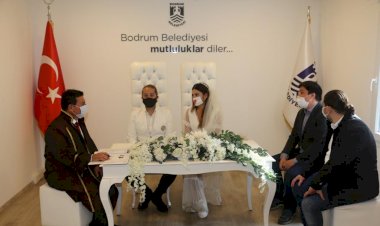Bodrum Belediyesi Nikah Törenlerinde Yeni Tedbirleri Uygulamaya Başladı