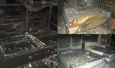 Yatak Mağazası Kundaklandı