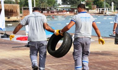 Türkbükü'nde Sezon Sonu Denizdibi Temizliği Gerçekleştirildi
