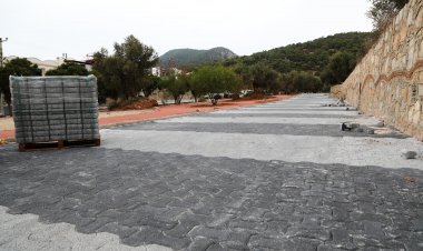 Kilitli Parke Yol Yapım Çalışmaları Sürüyor