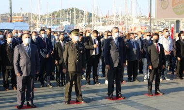 Bodrum 10 Kasım’da Atatürk’ü Andı