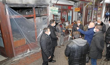 Menteşe Belediyesi’nden Yangında Zarar Gören İşyerlerine Destek