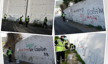Belediye Ekipleri Görüntü Kirliliğine Müdahale Ediyor