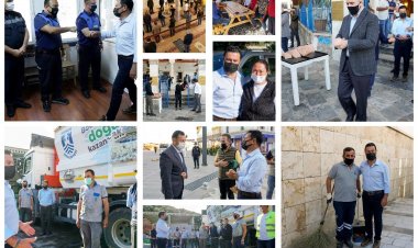 Başkan Aras Görev Başındaki Personelin Ve Esnafın Bayramını Kutladı