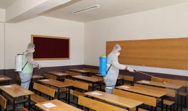 LGS Öncesi Okulların Dezenfeksiyonları Yapıldı