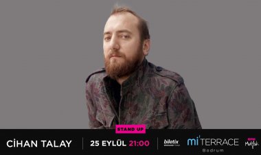 Cihan Talay, Tek Kişilik Stand Up Gösterisi İle Bodrum Mi'terrace Açık Hava Sahnesinde
