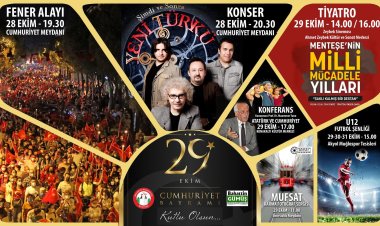 29 Ekim Cumhuriyet Bayramı Menteşe’de Coşkuyla Kutlanacak
