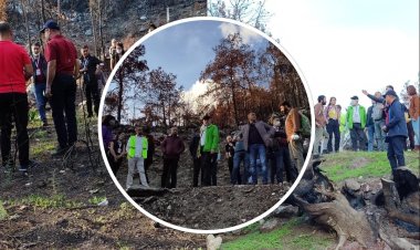 Marmaris Yangın Çalıştay Katılımcıları Sahada İncelemelerde Bulundu