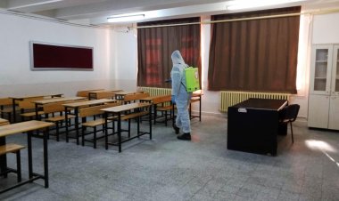 Okullarda Dezenfekte Çalışmaları Devam Ediyor