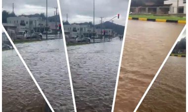 Bodrum'da Şiddetli Yağışta Ev ve İşyerlerini Su Bastı