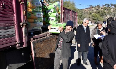 Orman Yangınından Etkilenen Üreticilere Destek