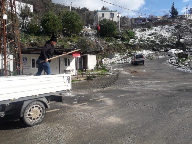 Belediyenin Kar Tedbiri, Bodrum’da Mağduriyetleri Önledi