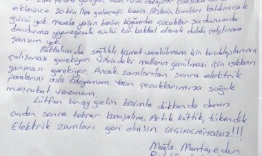 Muğlalı Köy Bakkalının Elektrik Zamlarına İsyan Mektubu Meclise Taşındı