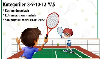 Haydi Çocuklar Tenis Şenliğinde Buluşalım