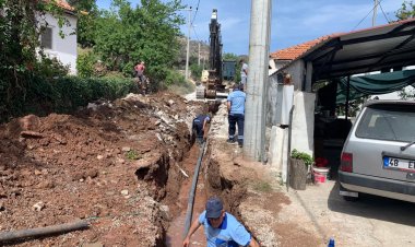 Marmaris’te Kırsal Mahallelerinin içme Suyu Hatları Yenileniyor