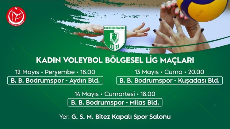 Bodrumspor Kadın Voleybol Takımı 2. Lig Yolunda