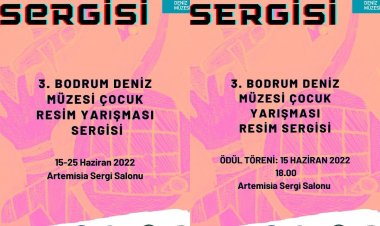 3. Bodrum Deniz Müzesi Çocuk Resim Yarışması Sergisi