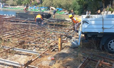 Kaçak İskelelerin Kaldırılmasına Devam Ediliyor