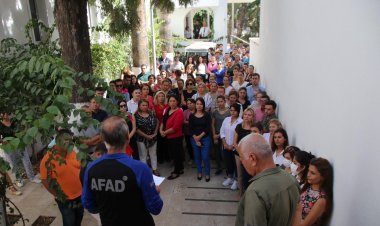 Belediyede Deprem Tatbikatı