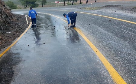 Muğla Büyükşehir Belediyesinden Yağmur Mesaisi