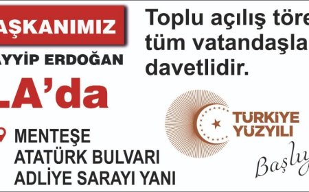 Muğla'da Cumhurbaşkanı Erdoğan'ın Muğla Ziyareti Dolayısıyla Kapalı Olacak Yollar
