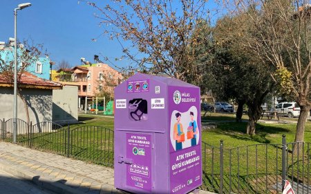 Atık Giysiler Kumbaraya