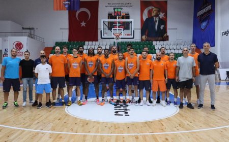 Bodrum’un Takımı İlk Antrenmanı İçin Parkeye Çıktı