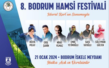 8.Bodrum Hamsi Festivali 21 Ocak 2024’te Gerçekleştirilecek