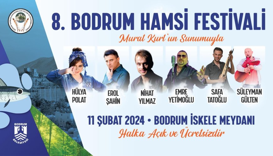 Ertelenen 8.Bodrum Hamsi Festivali 11 Şubat 2024’te Gerçekleştirilecek
