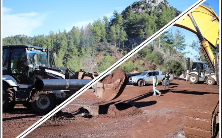 Bozburun İçme Suyu Hattının 14 Kilometresi Tamamlandı