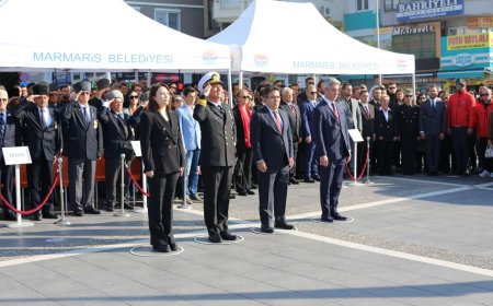 Çanakkale Zaferi Marmaris’te Törenlerle Kutlandı