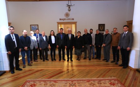 Üretim Kooperatiflerinden Başkan Gürün’e Teşekkür Ziyareti