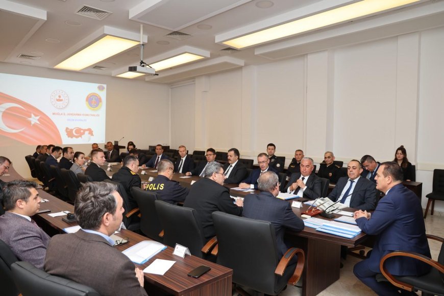 Seçim Güvenliği Toplantısı Vali Dr. İdris Akbıyık Başkanlığında Yapıldı