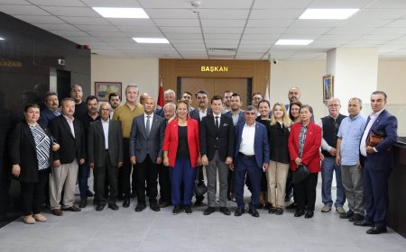 Muhtarlardan Başkan Ünlü’ye Ziyaret