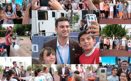 Başkan Mandalinci, Parkta Çocuklarla Buluştu