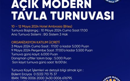 Tavlacılar Bodrum’da Buluşuyor!