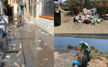 9 Günde 3000 Ton Çöp Toplandı