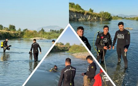 Büyükşehir Belediyesi Su Altı Arama Kurtarma Ekibi Görev Başında