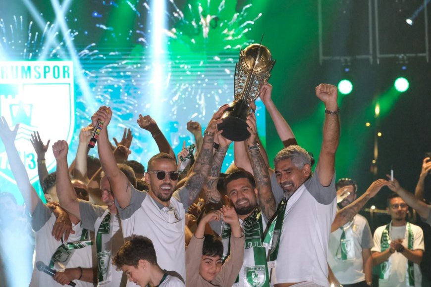 Bodrum Futbol Kulübünün Süper Lig’e Yükselişi, Bodrum’da Kutlama Gecesiyle Taçlandı